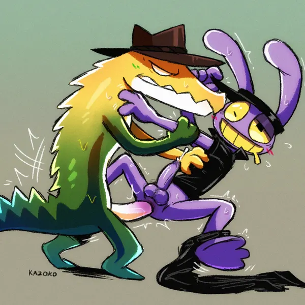 gummigoo (tadc), jax (tadc) (glitch productions, spudsy's) created by kazoko (artist)