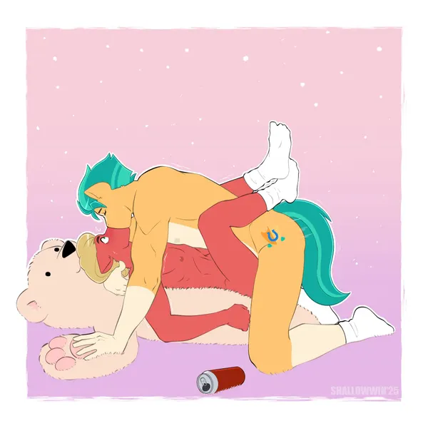hitch trailblazer (mlp), sprout cloverleaf (mlp) (hasbro, mlp g5) created by shallowwin