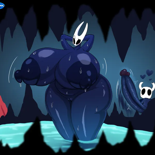 hornet (hollow knight), the knight (hollow knight) (hollow knight (franchise), team cherry) created by aladeen