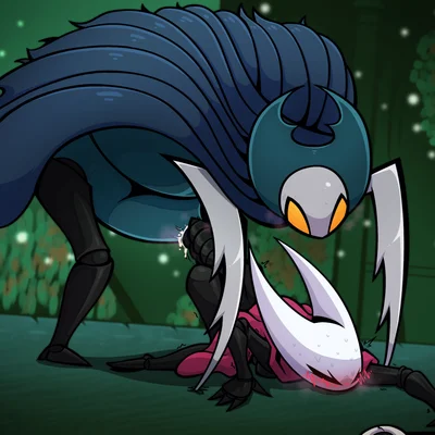 hornet (hollow knight), traitor lord (hollow knight) (hollow knight (franchise), team cherry) created by raykichishadow