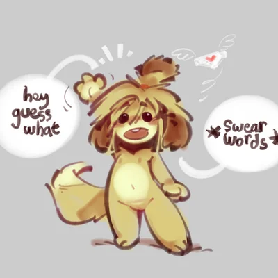 isabelle (animal crossing) (animal crossing, nintendo) created by panken