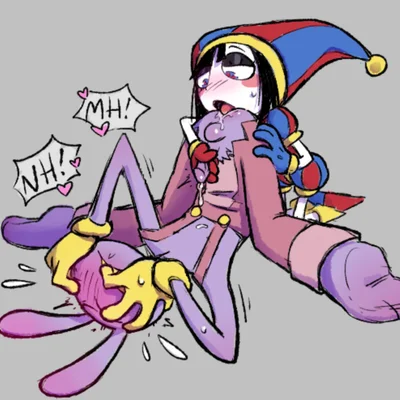 jax (tadc), pomni (tadc) (glitch productions, the amazing digital circus) created by blueespresso69