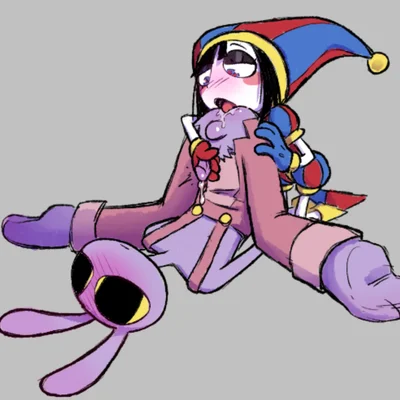 jax (tadc), pomni (tadc) (glitch productions, the amazing digital circus) created by blueespresso69