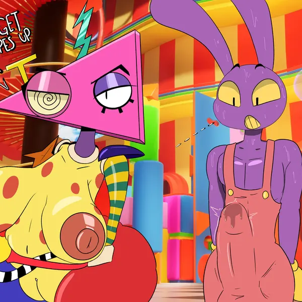 jax (tadc), zooble (tadc) (glitch productions, the amazing digital circus) created by lunnybunny19
