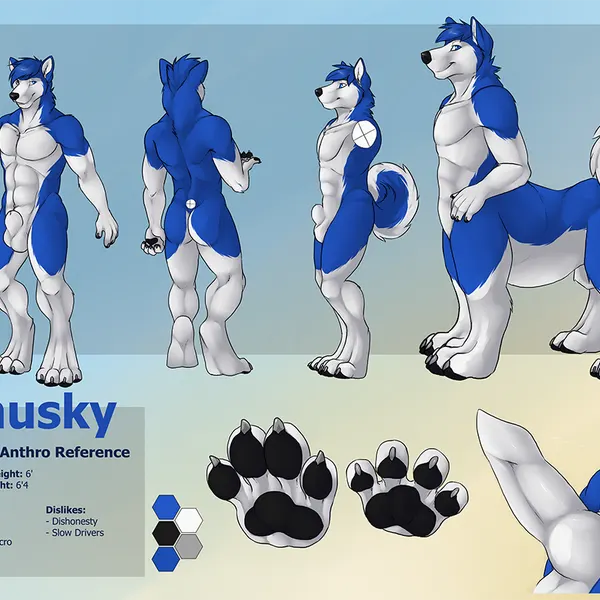 jhusky created by solaxe (artist)