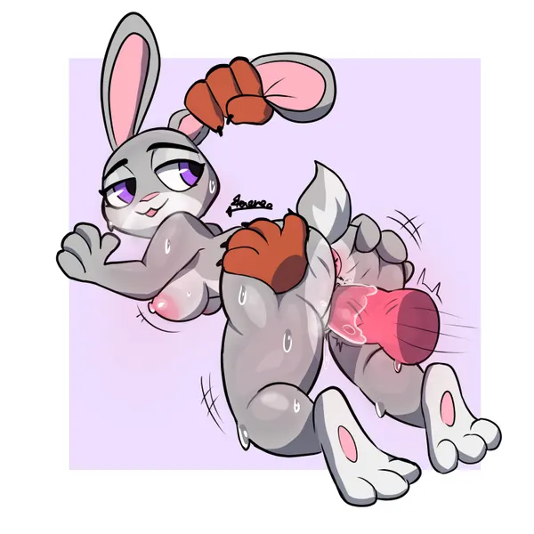 judy hopps, nick wilde (disney, zootopia) created by reverse55