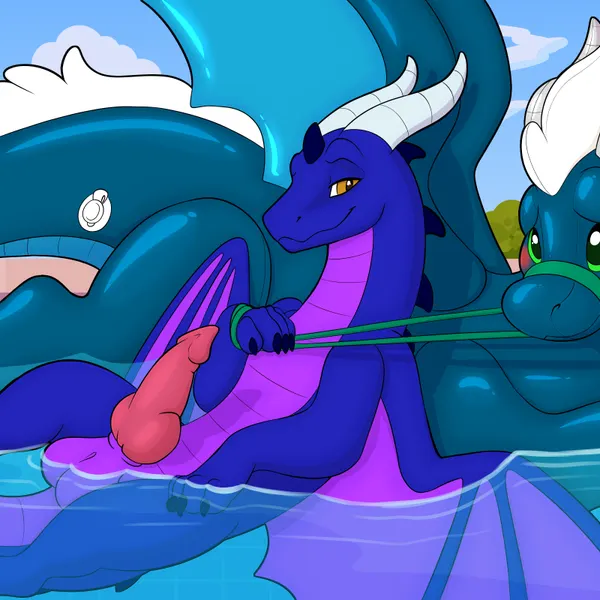 kyra (kyrathedragon), tundra (sir chandestroy) (mythology) created by symrea