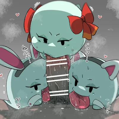 lady bow, lahla (mario), peeka (mario) (mario bros, nintendo) created by omame (tottemoomame)