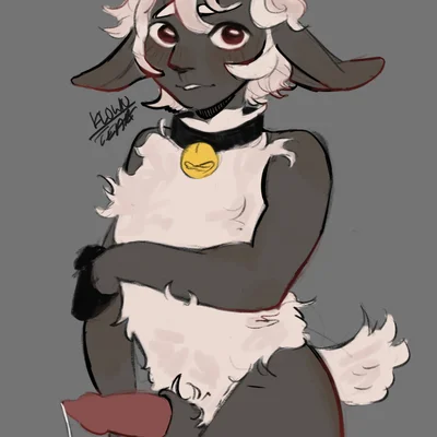 lamb (cult of the lamb), red crown (cult of the lamb) (cult of the lamb, massive monster (studio)) created by klowntearss