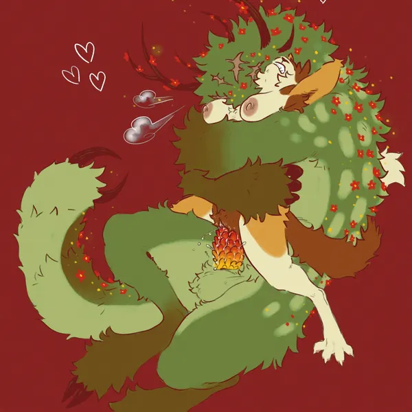 leshy (cult of the lamb) (cult of the lamb, massive monster (studio)) created by marzipan (fluffyboob)