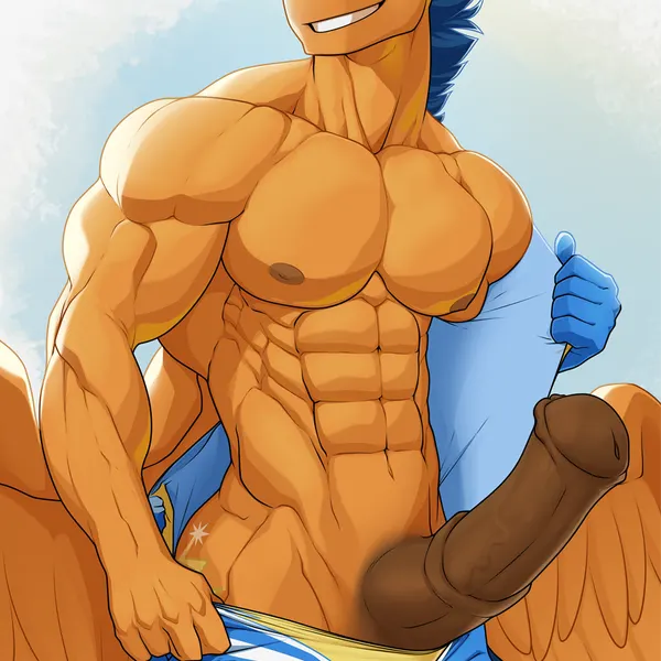 lightning rider, wonderbolts (mlp) (friendship is magic, hasbro) created by ponyanony
