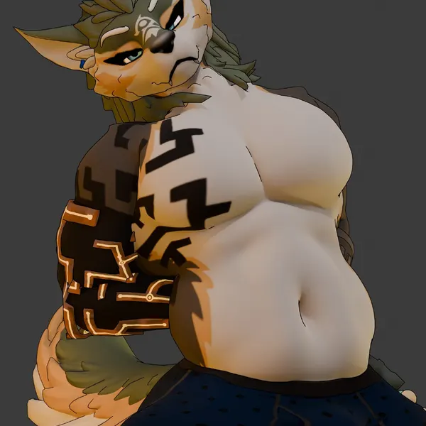 link (wolf form) (nintendo, the legend of zelda) created by anaroth