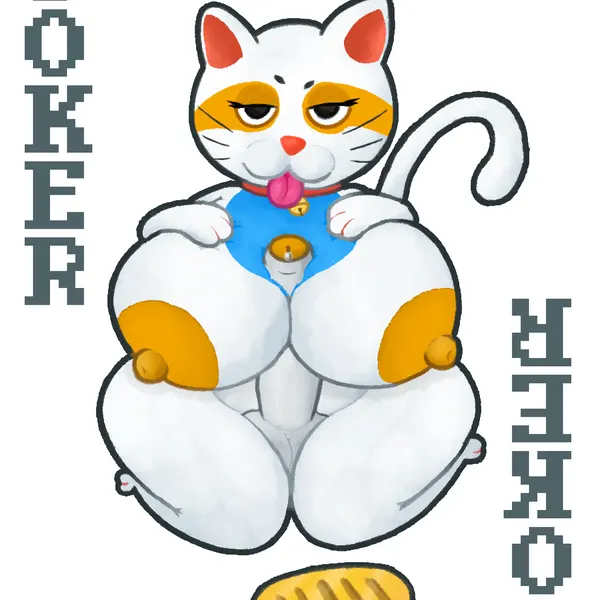 lucky cat (balatro) (balatro, maneki-neko) created by pincoosh
