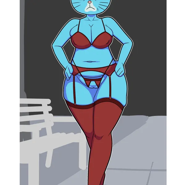 mary senicourt (cartoon network, the amazing world of gumball) created by foxart950