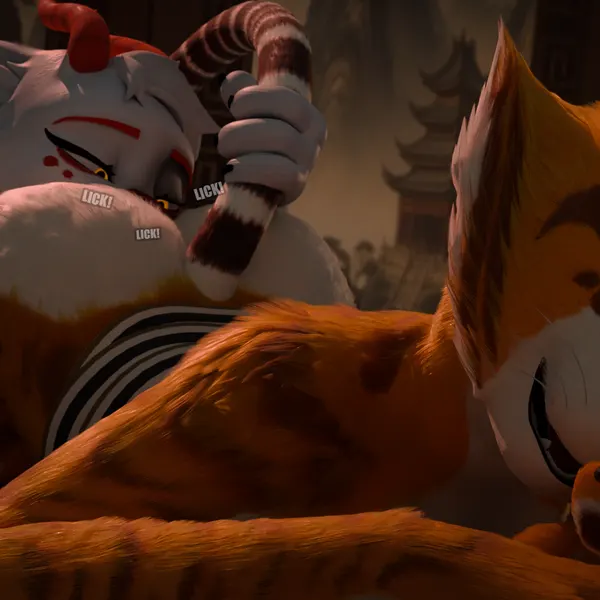 master tigress, wick (wickswaresnsfw) (dreamworks, kung fu panda) created by wickswaresnsfw