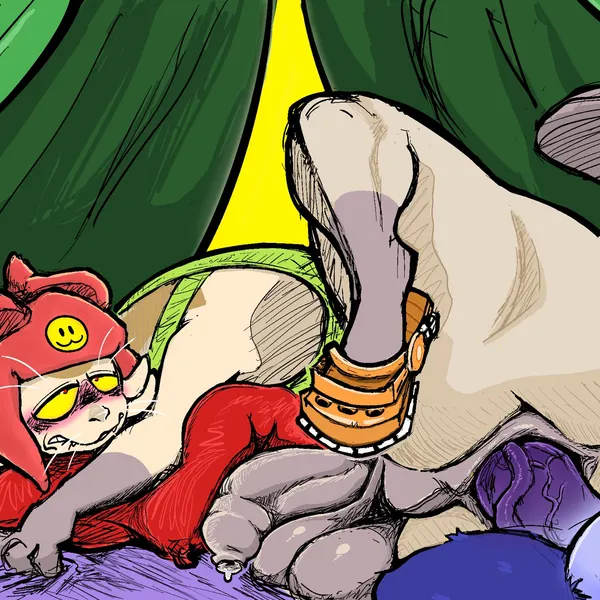 meow (space dandy), prince gamon (1mp) (space dandy) created by 1mp