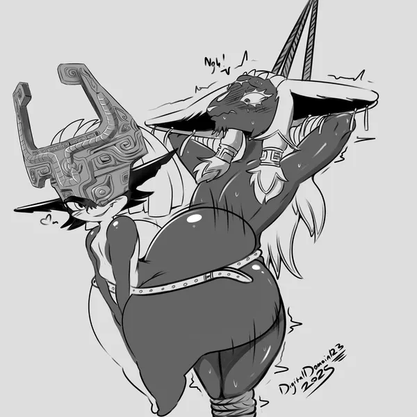 midna, rauru (tears of the kingdom) (nintendo, tears of the kingdom) created by digitaldomain123