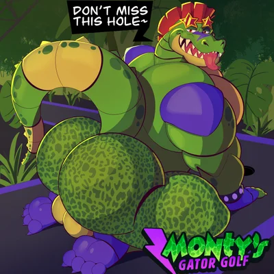 montgomery gator (five nights at freddy's, five nights at freddy's: security breach) created by beetleartz