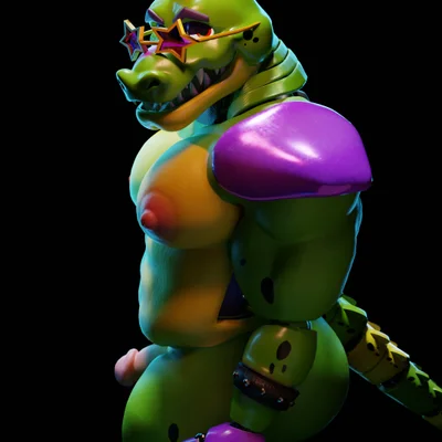 montgomery gator (five nights at freddy's, five nights at freddy's: security breach) created by snips456fur