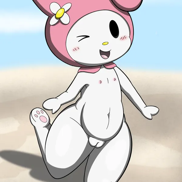 my melody (onegai my melody, sanrio) created by teknomekanoid