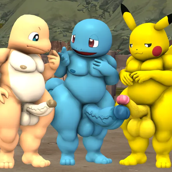 nintendo, pokemon created by logdoesrenders
