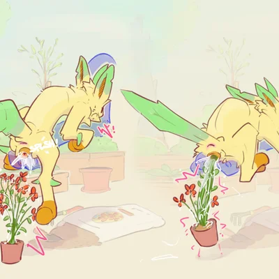 nintendo, pokemon created by quizzical (artist)