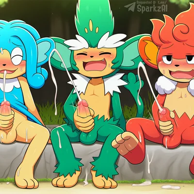 nintendo, pokemon created by sergalbutt