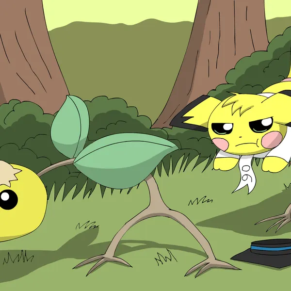 nise pawmo, sparks pichu (nintendo, pokemon) created by pichu90