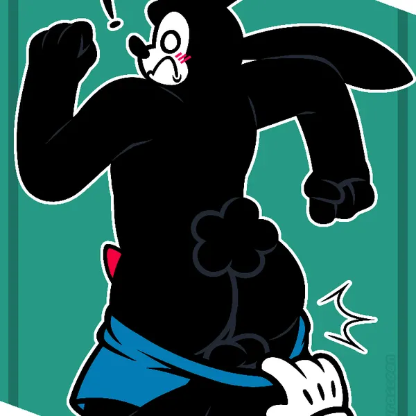 oswald the lucky rabbit (disney) created by sohornyraccoon