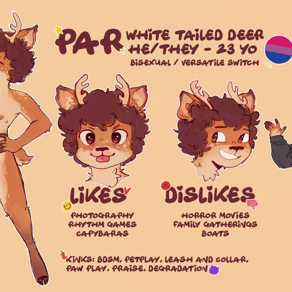 par the deer created by eddie (artist)