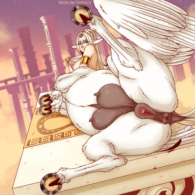 pegasania bellerophon (european mythology, greek mythology) created by zuckergelee