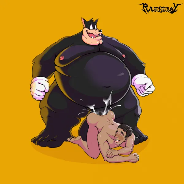 pete (disney) (disney, mickey mouse shorts) created by rawenergy