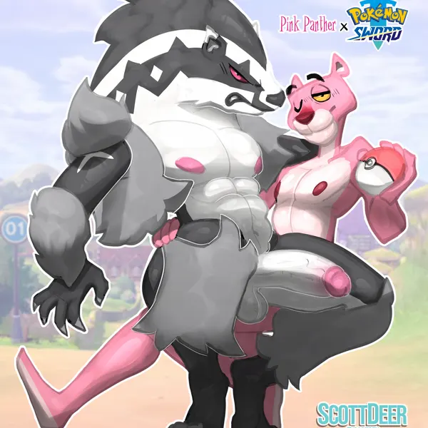 pink panther (nintendo, pokemon) created by scottdeer