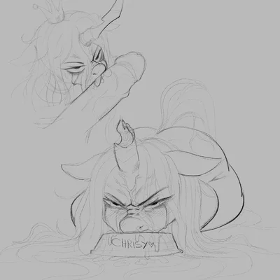 queen chrysalis (mlp) (friendship is magic, hasbro) created by dominismortis