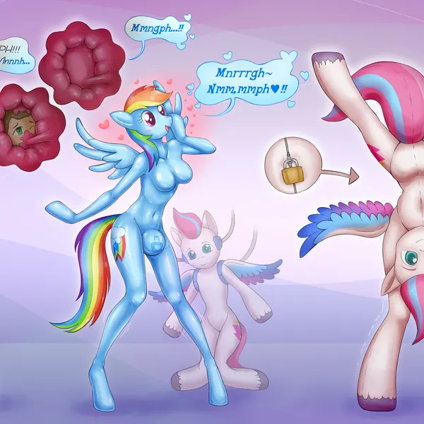 rainbow dash (mlp) (friendship is magic, hasbro) created by materialcoin