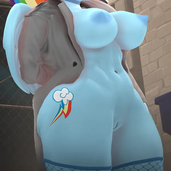 rainbow dash (mlp) (friendship is magic, hasbro) created by purplefondue