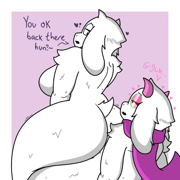 ralsei, toriel (deltarune, undertale (series)) created by enderbendr
