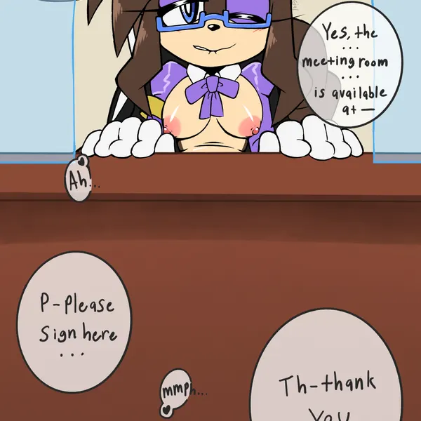 restoration receptionist (idw sonic) (idw publishing, sega) created by icydirtball