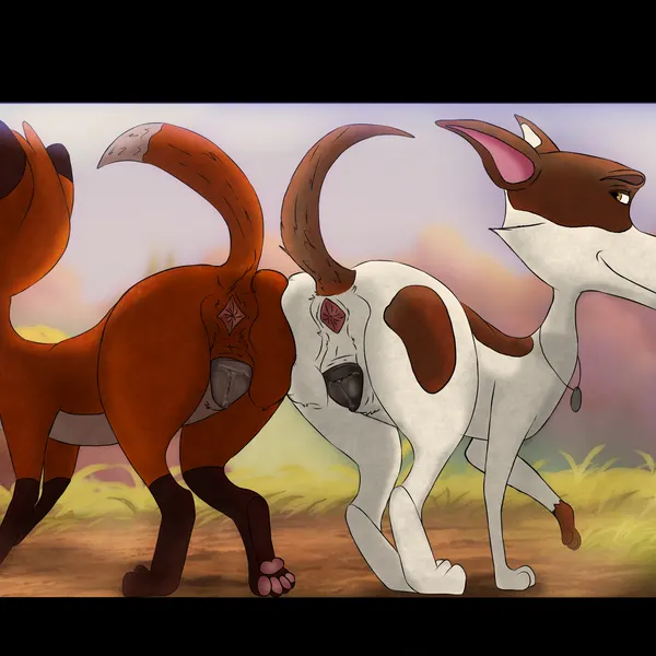 rita (jungledyret), strelka (jungledyret hugo, space dogs) created by udbebu