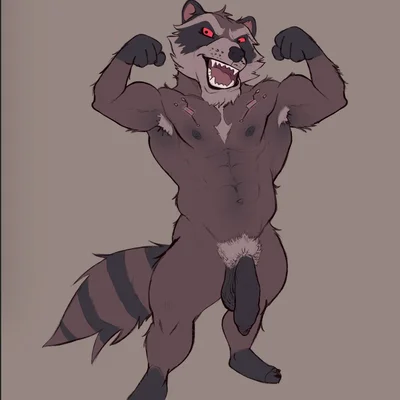 rocket raccoon (guardians of the galaxy, marvel) created by burrserk