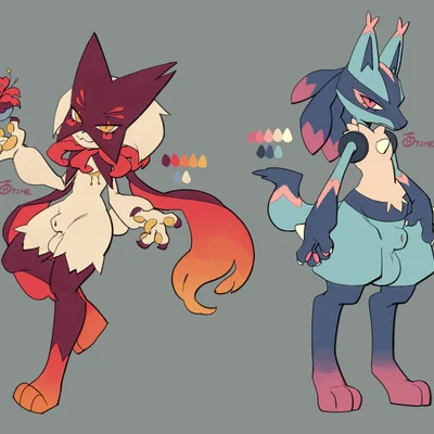 rowan (honeydewt1me), sirius (honeydewt1me) (nintendo, pokemon) created by honeydewt1me