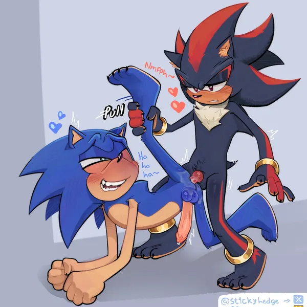 shadow the hedgehog, sonic the hedgehog (sega, sonic the hedgehog (series)) created by stickyhedge
