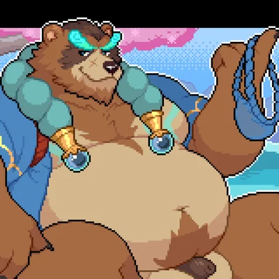 spirit blossom springs volibear, volibear (league of legends, riot games) created by beardreigon