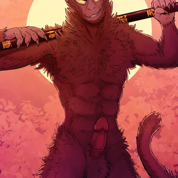sun wukong, sun wukong the monkey king (journey to the west) created by pankallisti