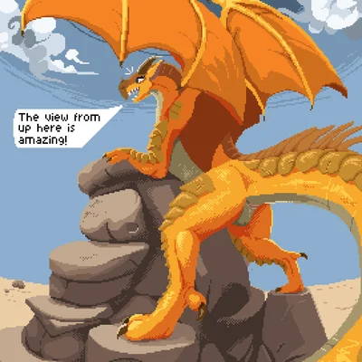 sunny (wof) (mythology, wings of fire) created by mustard (welcometothevoid)