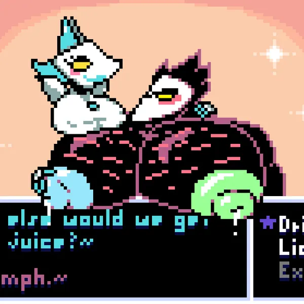 swatch (deltarune), tasque manager (deltarune, undertale (series)) created by felineflustered
