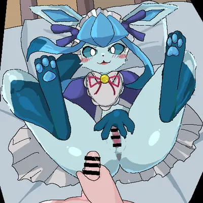 tea party style glaceon (nintendo, pokemon) created by sky necko