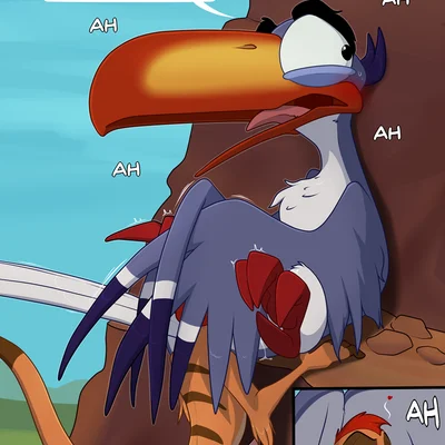 timon, zazu (the lion king) (disney, the lion king) created by mcfan