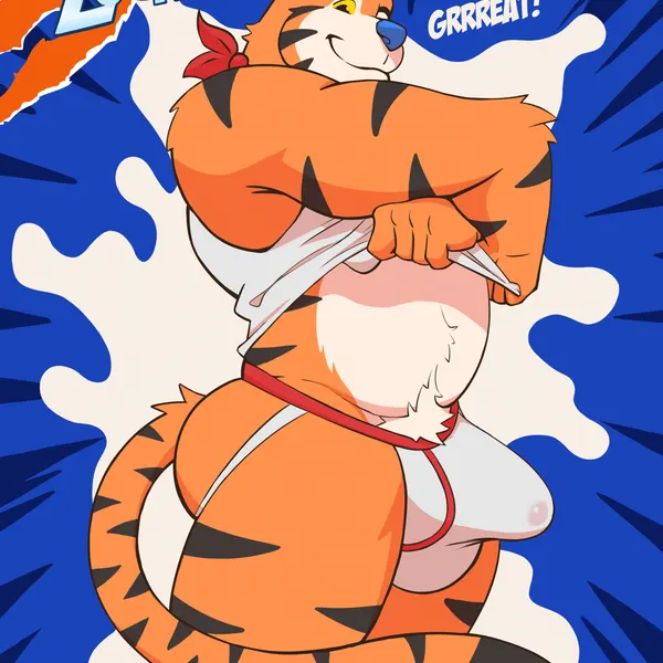 tony the tiger (frosted flakes, kellogg's) created by feelmyresets