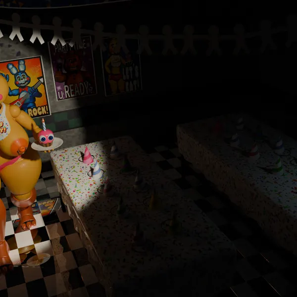 toy chica (fnaf) (five nights at freddy's, five nights at freddy's 2) created by galvanian